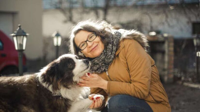 O contato com cães traz alívio imediato do estresse.

