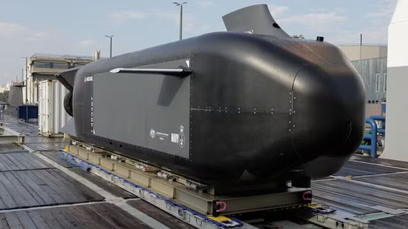 Projetado por de 1,1 bilhão de dólares, o Tubarão Fantasma, mira inteligência e poder militar |Divulgação/Marinha Real da Austrália