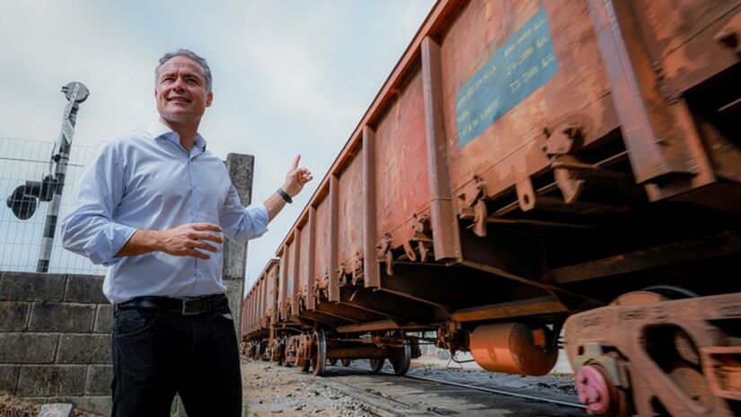 O ministro dos Transportes, Renan Filho, em Aparecida/Marcio Ferreira/MT