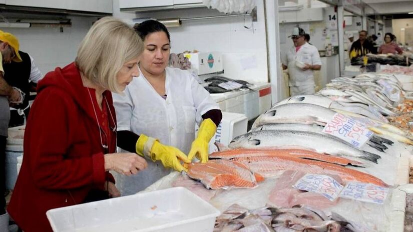 Pensado para estimular o comercio local, o evento valoriza o mercado de pescados do litoral | Nathalia Felipe/PMS