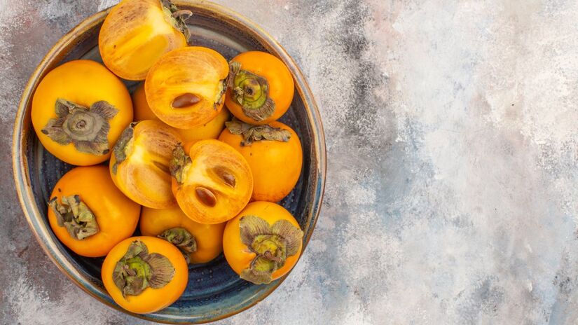 Sabor premiado: O caqui Fuyu da Fruticultura Hoçoya foi eleito o melhor do Brasil por três décadas consecutivas (Fotos: Freepik)