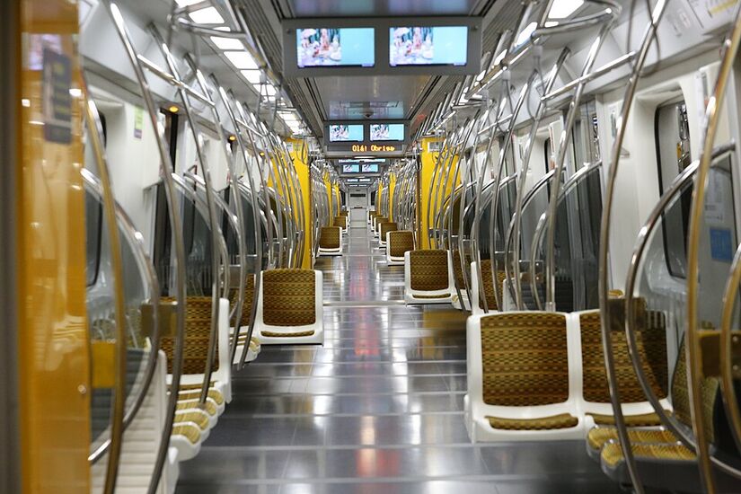 O andar inferior da estação foi construído com o objetivo de receber uma extensão da atual Linha 4-Amarela (Foto: Governo do Estado de São Paulo/Wikimedia Commons)