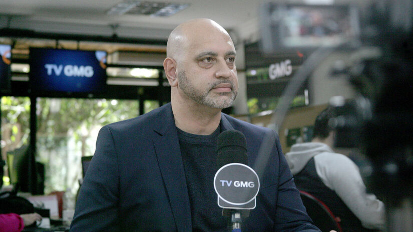 Leandro Oliveira durante entrevista à Gazeta em São Paulo. Fotos: Monise Souza/Gazeta de S. Paulo