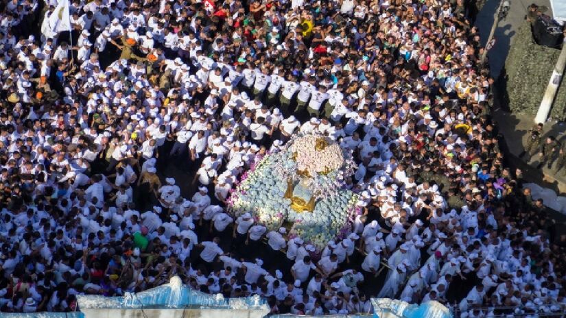 O cartaz oficial é um dos principais ícones do Círio e um veículo de evangelização. A Basílica Santuário disponibiliza o acesso a todos os cartazes já criados para a festa. (Fotos: Goveerno do Estado do Pará)