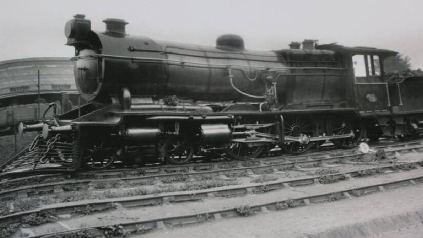 Locomotiva a vapor Ten Wheel 4-6-0. Ano: 1922 | Divulgação | MRS 