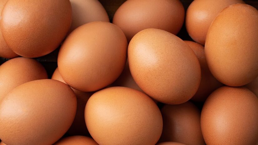 Um ovo médio possui cerca de cinco gramas de proteína, um número inferior ao da moela