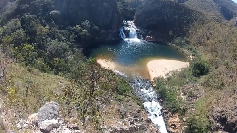 3. Cachoeira Zé Carlinhos (Foto: Reprodução YouTube/Eco Trilhas Da Canastra)