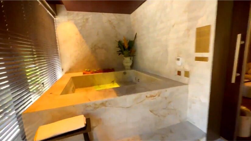 O spa foi pensado para oferecer uma imersão em saúde e equilíbrio (Fotos: Reprodução/Youtube)