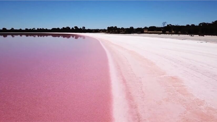 Sal presente no lago é o dobro do presente nas águas do oceano