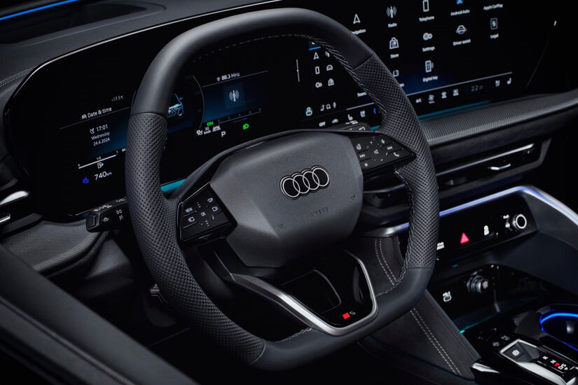 Q5 é equipado com o motor 2.0 TFSI (turbo) EA 888 da nova geração evo5. Foto: Divulgação