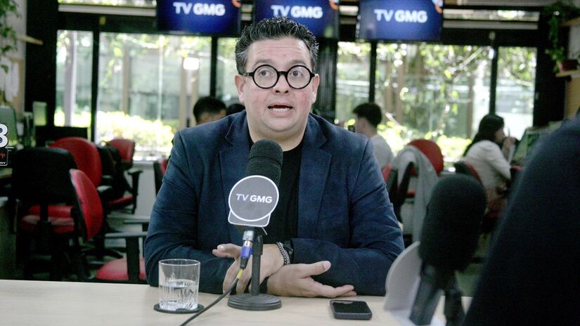 Marcos Braga, empreendedor, publicitário e CEO do Amigos do Mercado, falou em entrevista exclusiva à Gazeta a importância da comunicação nas vendas e no mundo dos negócios. Fotos: Thiago Neme/Gazeta de S. Paulo