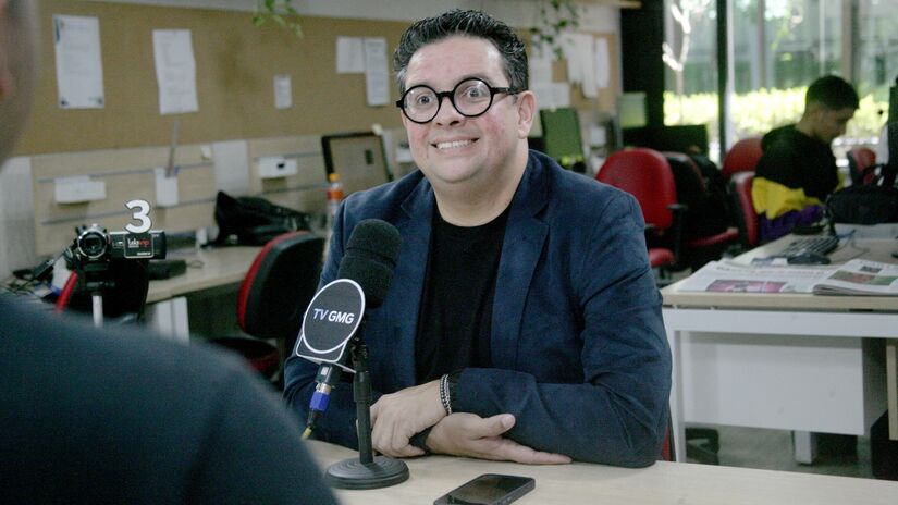 Marcos Braga tem mais de 20 anos de experiência no mercado e já passou por empresas como Band, Zoox, Infoglobo e HBO e agência Pullse; entrevista foi dada ao programa Direto da Gazeta, exibido pela TV GMG