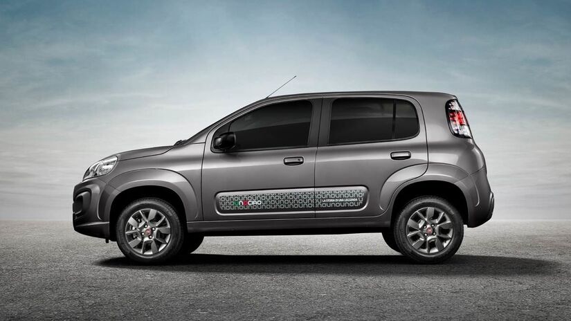 Fiat Uno registrou 38.307 vendas.

/Foto: Divulgação/Fiat