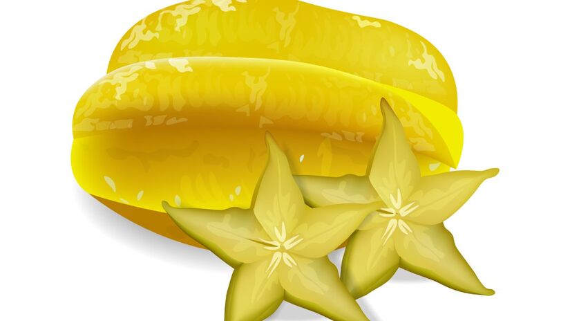 Adorada por seu formato de estrela e sabor tropical, a carambola esconde um perigo para um grupo específico de pessoas. A fruta contém oxalatos, compostos naturais que, quando consumidos em excesso, podem se cristalizar nos rins, causando pedras renais. Foto: Reprodução/Freepik