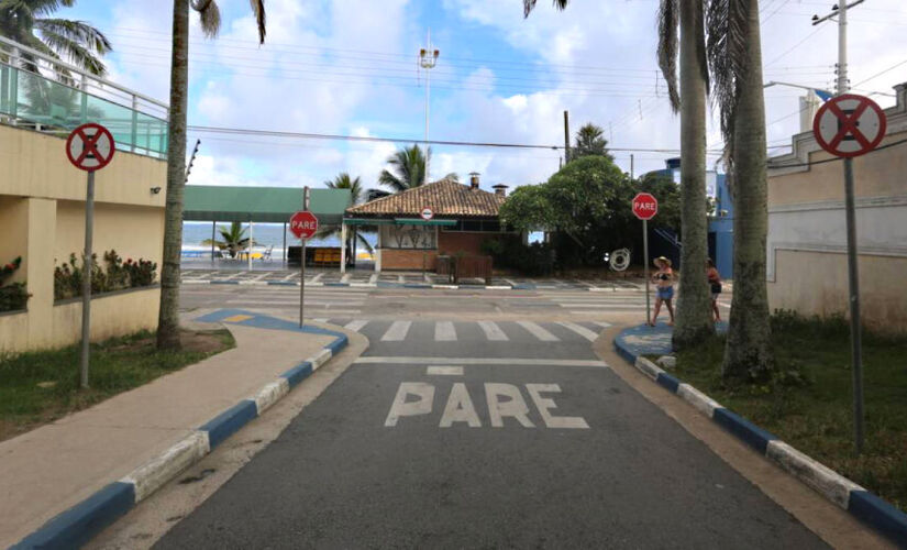 Uma das ruas na Praia do Tombo/Hygor Abreu/PMG