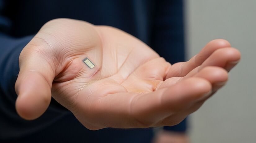 Com a popularização dos chips de identificação, gestos simples, como passar a mão perto de um sensor, já substituem tarefas do cotidiano (Imagem gerada por IA)