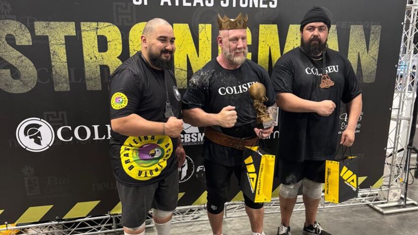 Marcos Ferrari havia deixado o strongman por quatro anos, para competir no bodybuilding.