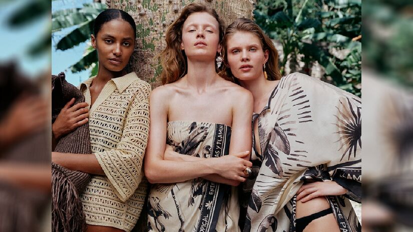 Modelos são penados para o verão | Divulgação/H&M