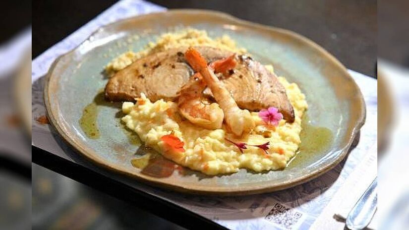 Pratos com frutos-do-mar são valorizados no restaurante | Henrique Teixeira/PMS