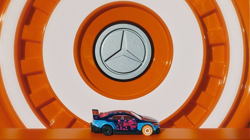 CLA Hot Wheels homenageia a inf&acirc;ncia e a cultura pop dos anos 1980 | Divulga&ccedil;&atilde;o/Mercedes-Benz