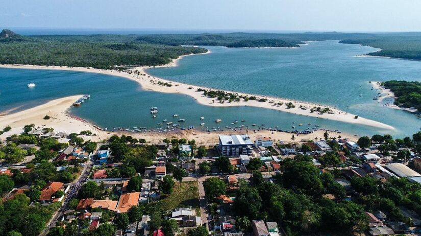 Além das belezas naturais, visitantes podem conhecer comunidades ribeirinhas do Tapajós e do Arapiuns.
Foto: Divulgação/Prefeitura de Santarém