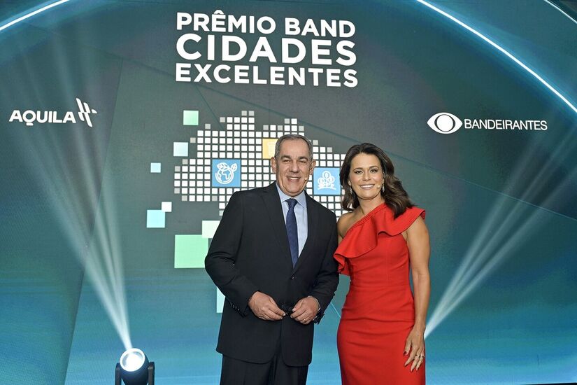 Premiação foi conduzida pelos jornalistas Adriana Araújo e Marco Antonio Sabino, com transmissão ao vivo pelos canais digitais da Band / Renato Pizzutto/Band