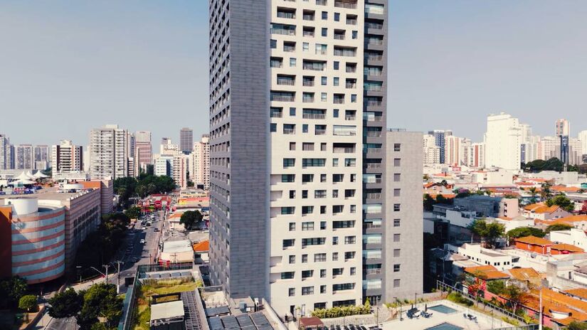 O prédio faz parte de um projeto de modernização no bairro do Tatuapé |Reprodução YouTube |  Air Jhon Drone
