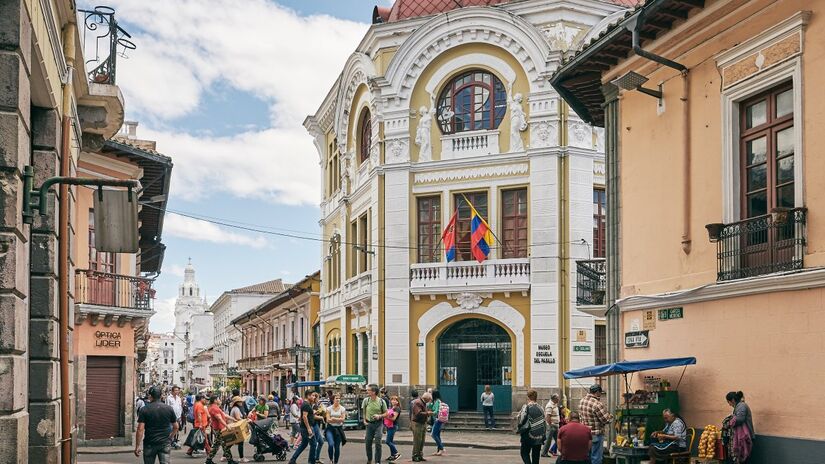 Quito, localizada no norte do Equador atual, era um dos centros do império inca