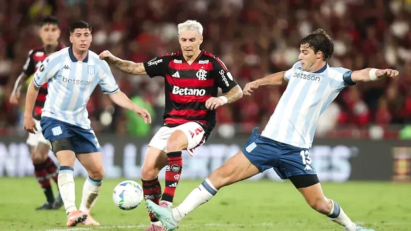 Flamengo e Racing se enfrentam, nesta quarta-feira, na Libertadores.

Foto: Gilvan de Souza/Flamengo