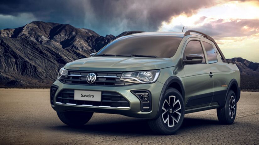 Volkswagen Saveiro registrou 24.305 vendas.

/Foto: Divulgação/Saveiro