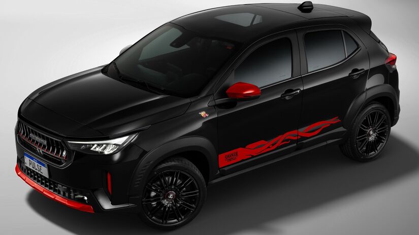 Série especial tem faixa adesiva nas laterais representando as garras do Demogorgon.

/Foto: Divulgação