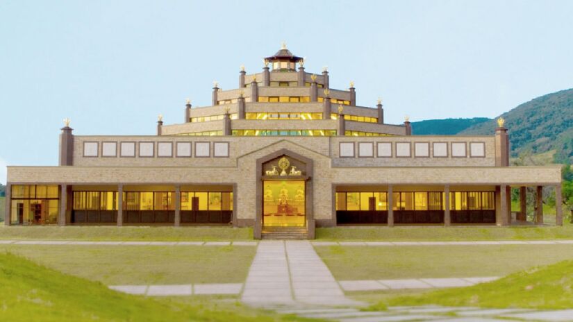 O Templo Kadampa Brasil é dedicado a paz mundial. Imagem: Divulgação Kadampa Brasil