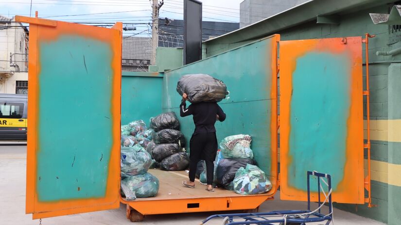 Primeiro Ecoponto Têxtil fica localizado no Brás, bairro da região central da capital paulista.