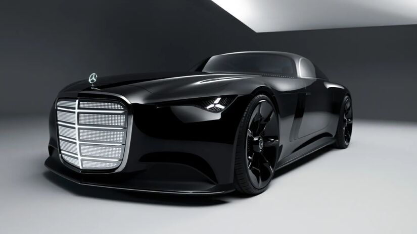 Grade icônica funde herança e modernidade digital com sua ampla moldura cromada.