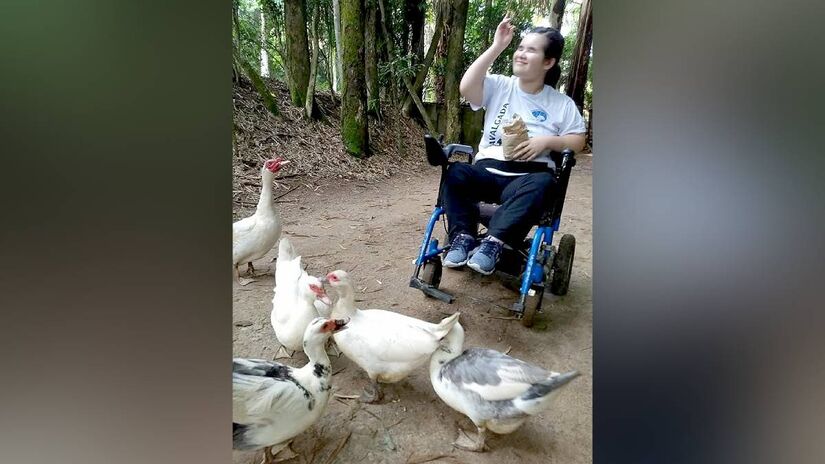 Crianças com deficiência também são acolhidas nas atividades | Divulgação