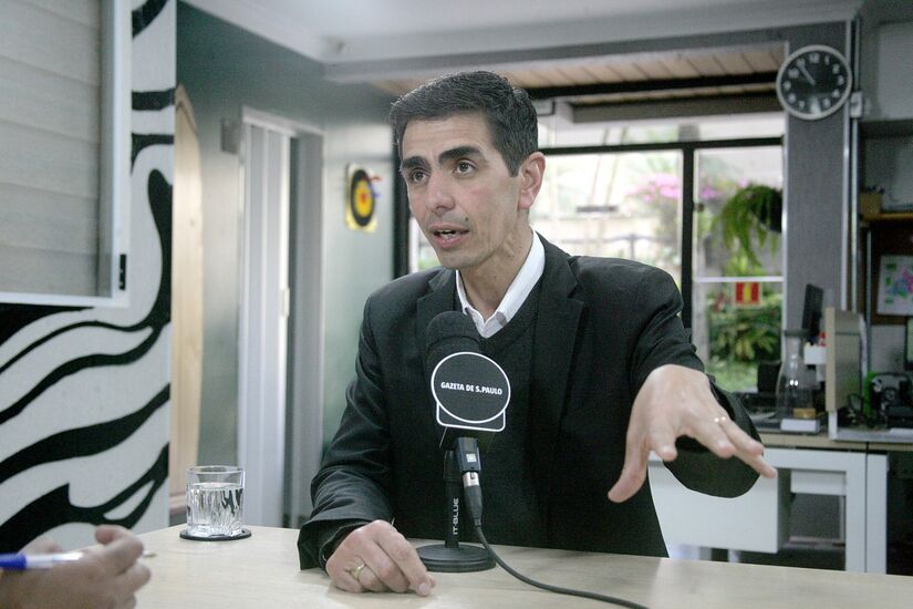 Adeildo Nogueira é prefeito de Campo Limpo Paulista, no interior paulista. Foto: Thiago Neme\Gazeta de S.Paulo. 