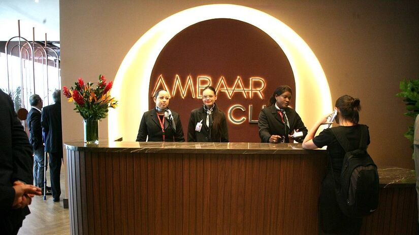 Ambaar e a Airport Dimensions inauguraram oficialmente o AMBAAR Club Congonhas, o maior lounge da rede no Brasil. Fotos: Thiago Neme/Gazeta de S.Paulo