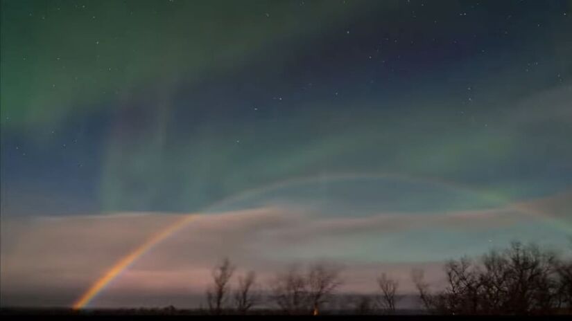 O fenômeno é mais comum nas cataratas de Foz do Iguaçu -  Reprodução/YouTube