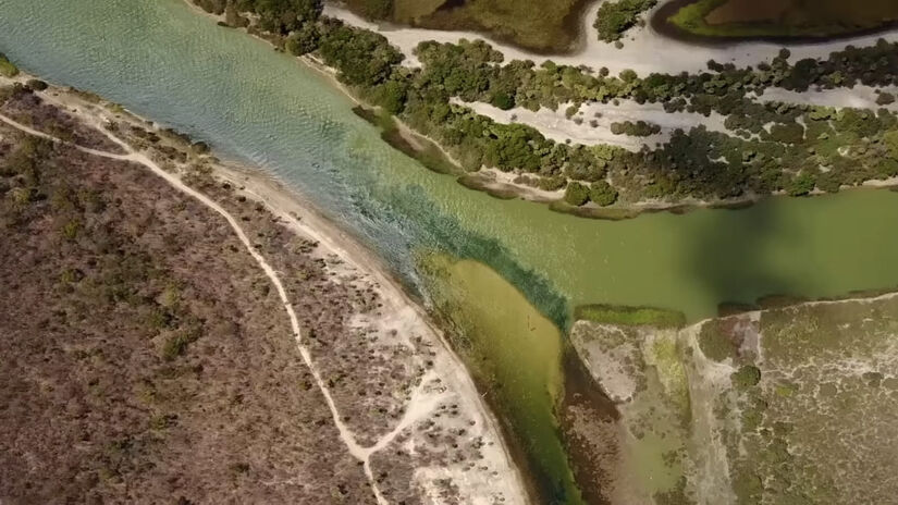 O velho Chico corta o país de ponta a ponta - reprodução/YouTube