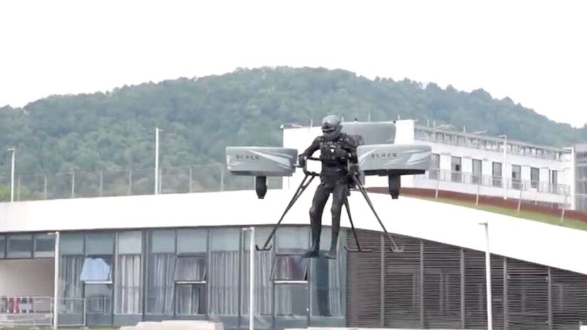 Inovação busca tornar o voo individual acessível e funcional, aproximando a aviação pessoal da rotina das grandes cidades| Divulgação/Zhiyuan Research Institute  