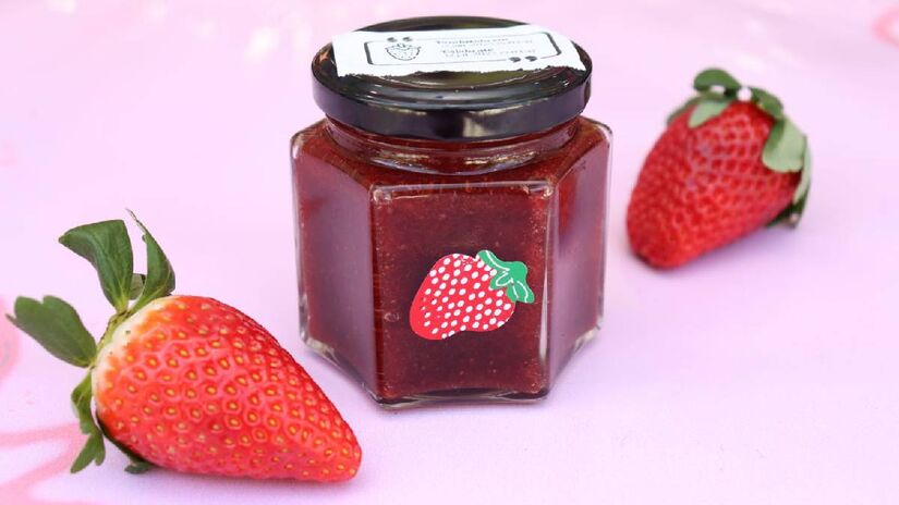 Geleias com o sabor do morango poderão ser encontradas no evento | Divulgação/GA Assessoria de imprensa