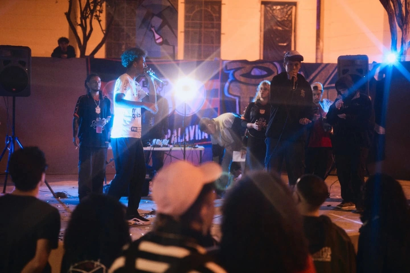 Batalha da Palavra, o mais antigo coletivo de batalhas de rima de Santo André, no ABC Paulista, comemora 11 anos de resistência com um grande evento. Foto: Divulgação/Felipe Mazzucatto