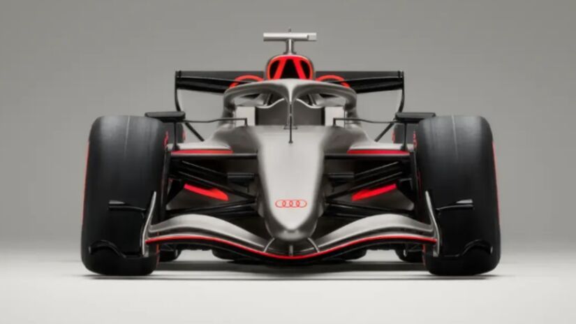 Carro, nomeado como R26 Concept, será lançado em janeiro de 2026.

/Foto: Reprodução/AudiF1.com