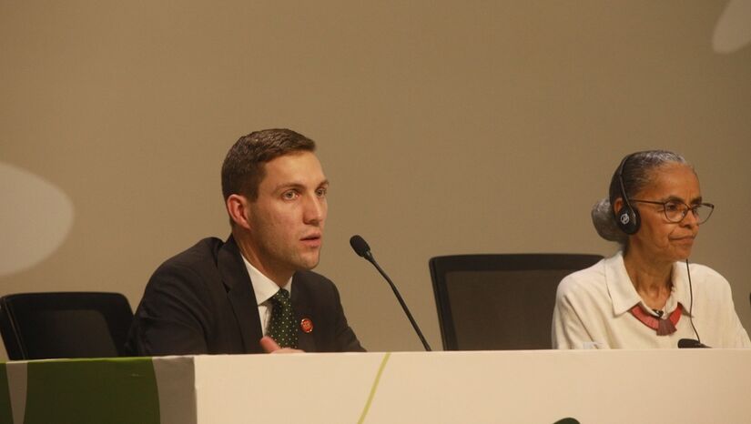 Ministro do Clima e do Meio Ambiente da Noruega, Andreas Bjelland Eriksen/Toninho Castro/Gazeta de S.Paulo