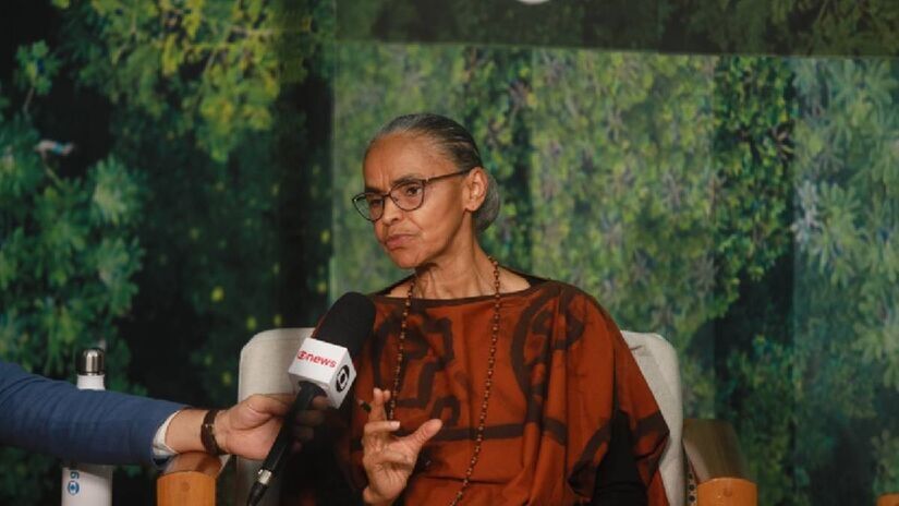 Ministro do Meio Ambiente, Marina Silva, na cúpula em Belém/Toninho Castro/Gazeta de S.Paulo