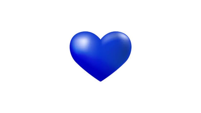 Coração azul: transmite confiança, lealdade e serenidade. É recorrente em conversas onde o apoio emocional é o foco.