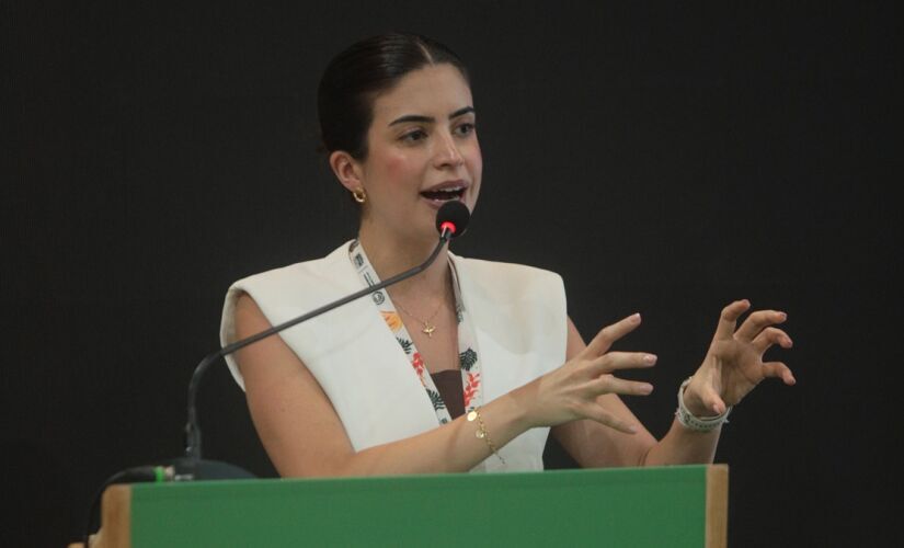 Deputada federal Tabata Amaral (PSB-SP) durante participação na COP30/Toninho Castro/Agência Brasil