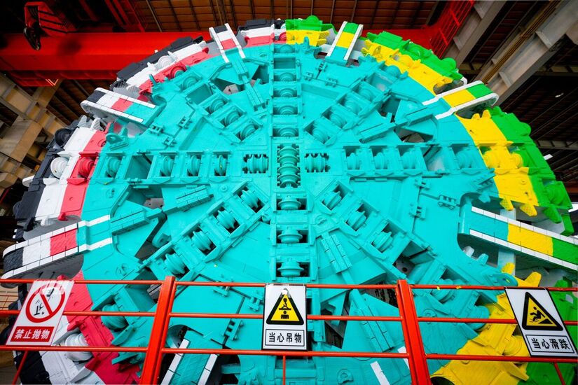 Do tipo Dual Mode  EPB (Earth Pressure Balance) e Modo Aberto  o tatuzão que chegará da China garante segurança e eficiência em solos variados. Foto: Divulgação/Governo de SP
