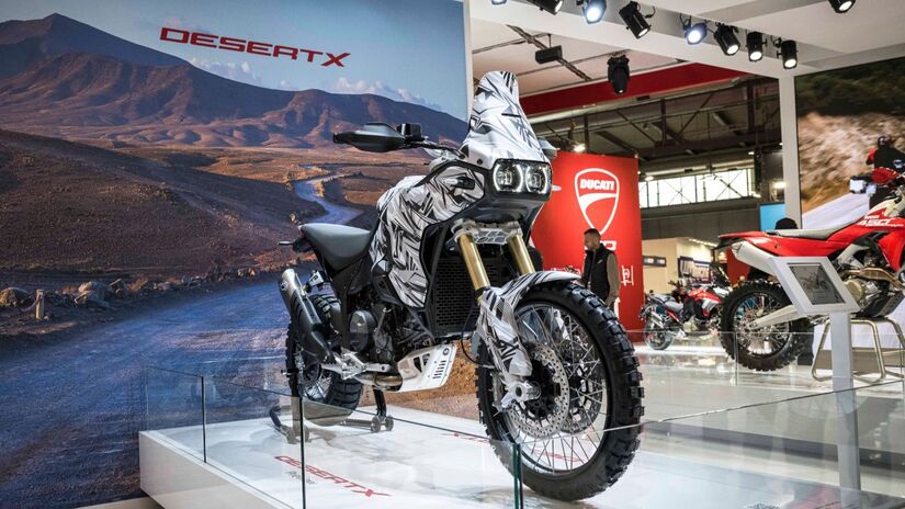 Multistrada e a Diavel V4 RS fizeram grande sucesso no salão.