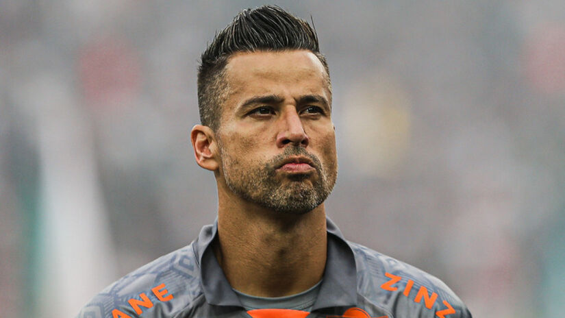 Fábio (Fluminense) disputa por uma vaga na seleção da temporada.

/Foto: Lucas Mercon/FFC